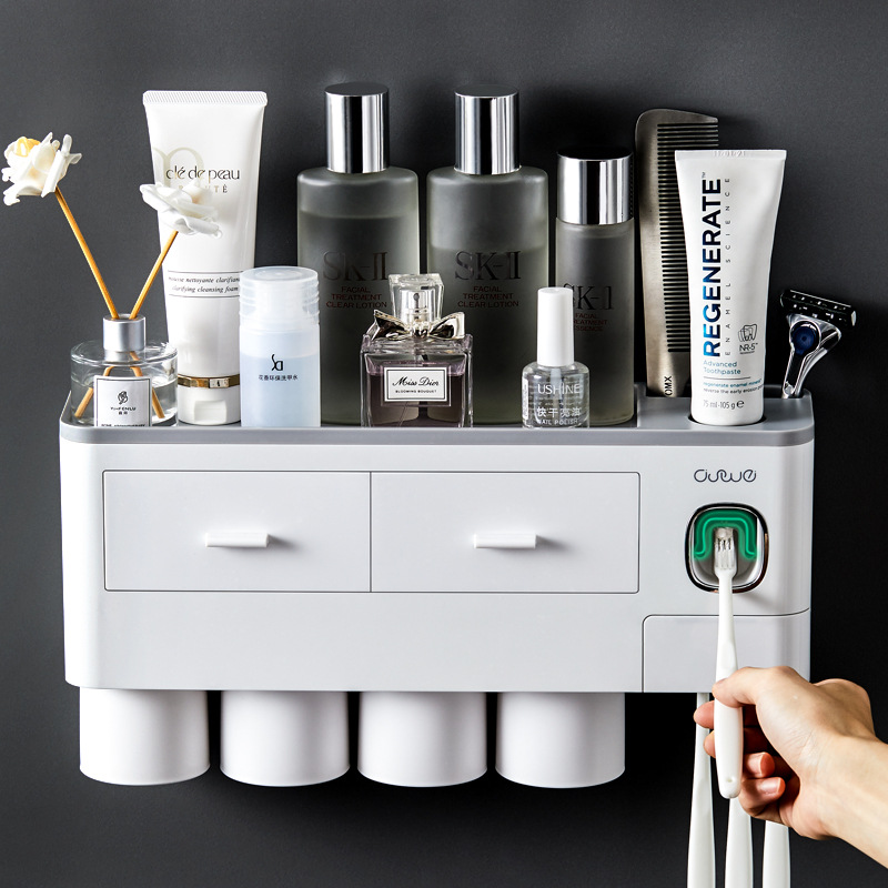 家用免打孔壁挂置物架 卫生间与洗漱台收纳神器全攻略